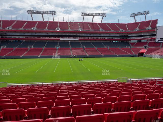 Section 213 at Raymond James Stadium 