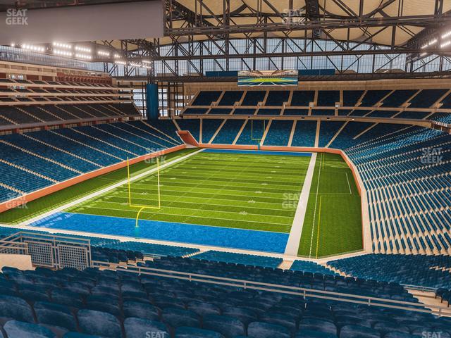 Ford Field, section 232, home of Detroit Lions, page 1