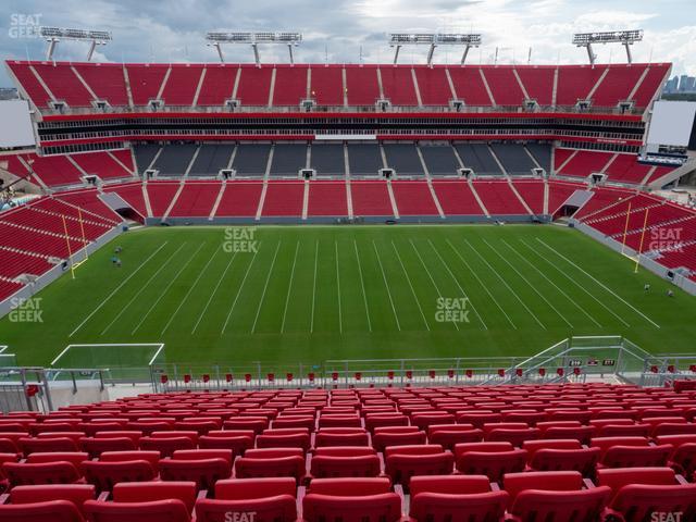 Section 233 at Raymond James Stadium 