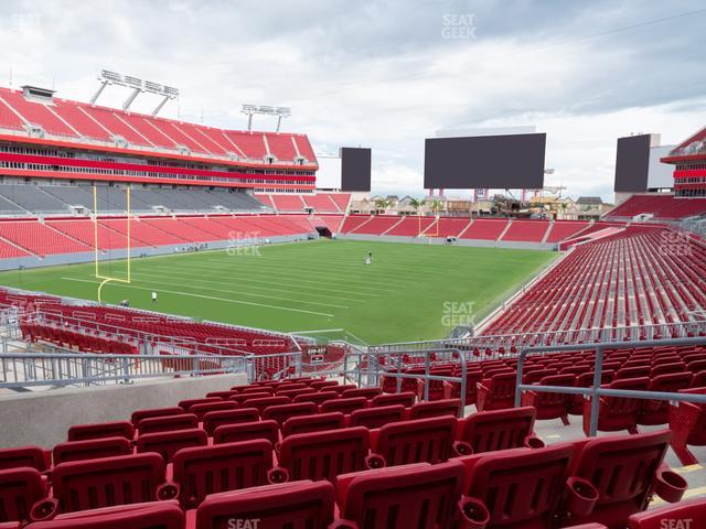 Section 243 at Raymond James Stadium 