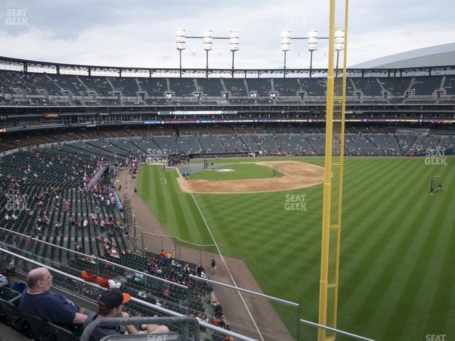 Section 102 at Comerica Park 