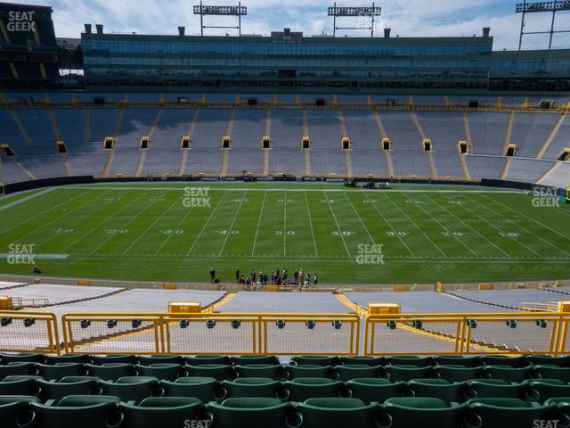 Lambeau Field – Outdoor Club Seating Views, 20-30 Yard Line