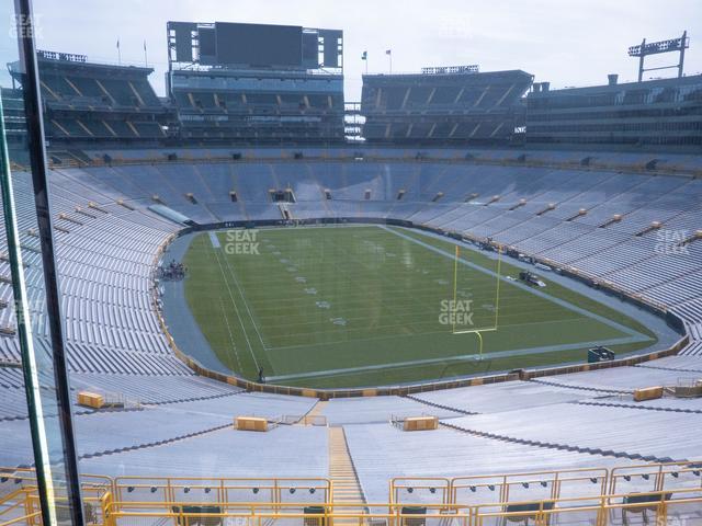 Lambeau Field – Indoor Club Seating Views, Section 486