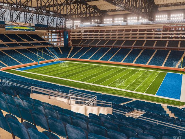 Ford Field, section 335, home of Detroit Lions, page 1