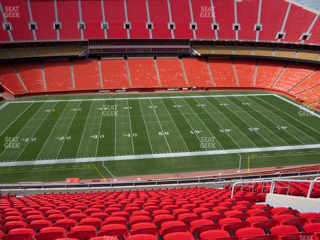 Arrowhead Stadium, section 302, home of Kansas City Chiefs, page 1