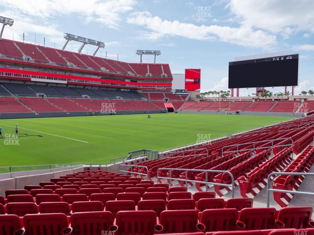 Section 233 at Raymond James Stadium 