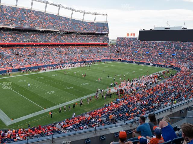 Empower Field at Mile High Stadium, section 317, home of Denver