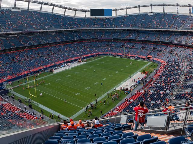 Empower Field at Mile High Stadium, section 542, home of Denver Broncos,  page 1