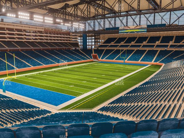 Ford Field, section 232, row 8, seat 19, home of Detroit Lions, page 1