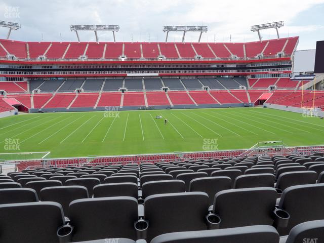 Section 210 at Raymond James Stadium 