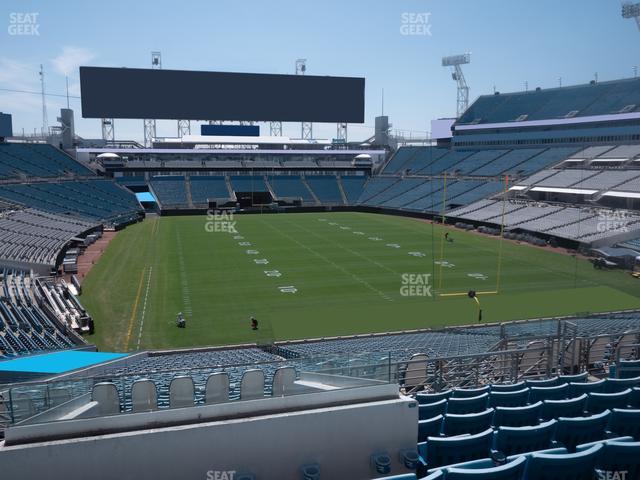 Seat View from Section 208 at TIAA Bank Field