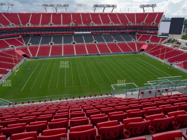 Raymond James Stadium, section 310, home of Tampa Bay Buccaneers