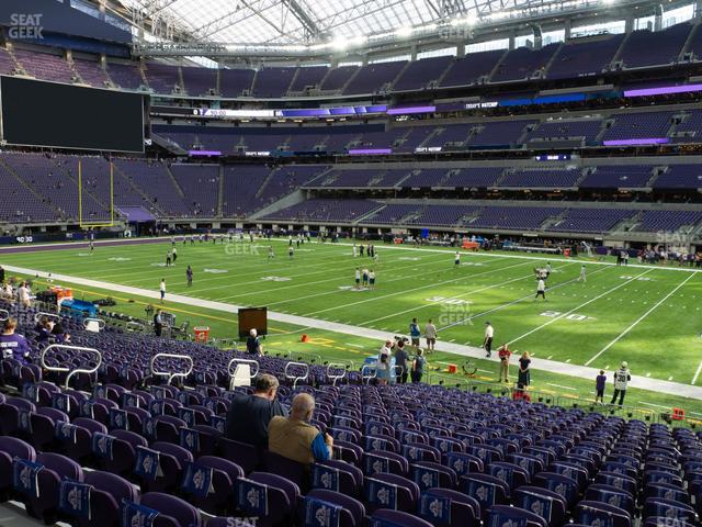 us bank stadium view from my seat