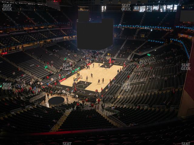 State Farm Arena Seat View of Section 221 Row A Seat 13 Atlanta