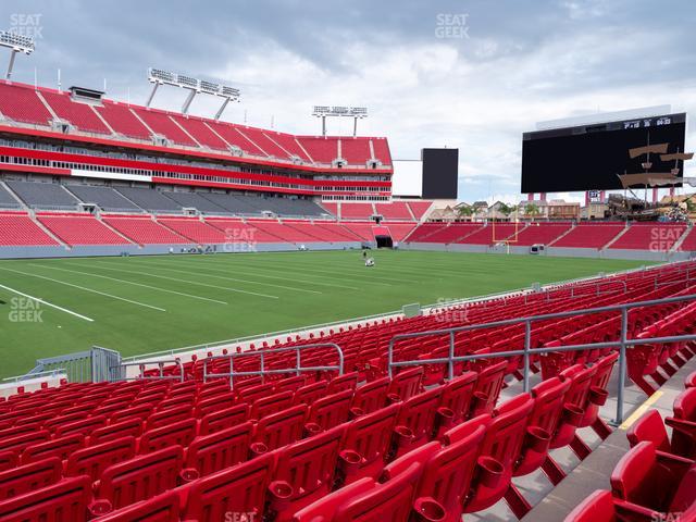 Section 213 at Raymond James Stadium 