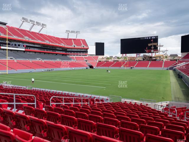 Seat view reviews from Raymond James Stadium, home of Tampa Bay