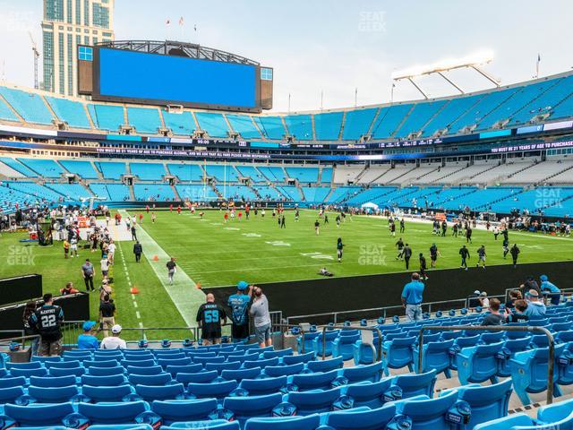 Section 104 at Bank of America Stadium 