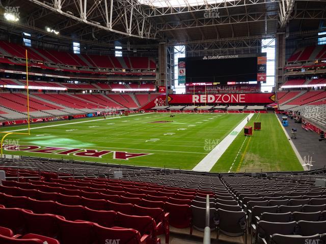 State Farm Stadium seen in a general overall inside view before a