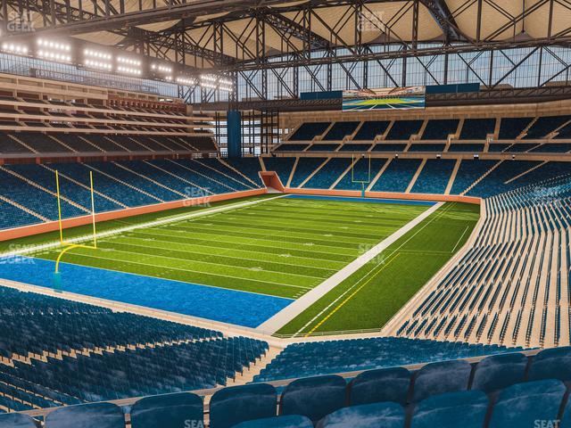 Ford Field, section 119, row ADA, home of Detroit Lions, page 1