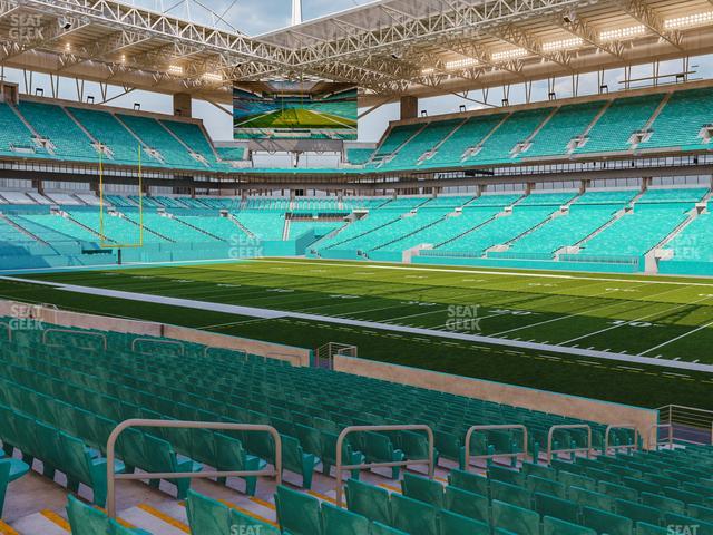 Section 216 at Hard Rock Stadium 