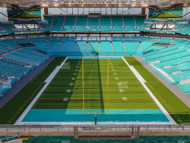 Hard Rock Stadium, section 321, home of Florida Marlins, Miami Hurricanes,  Miami Dolphins, page 1