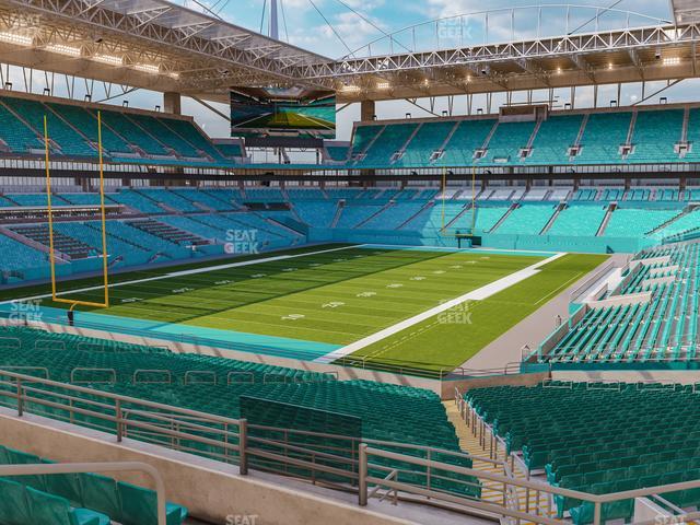 Section 218 at Hard Rock Stadium 