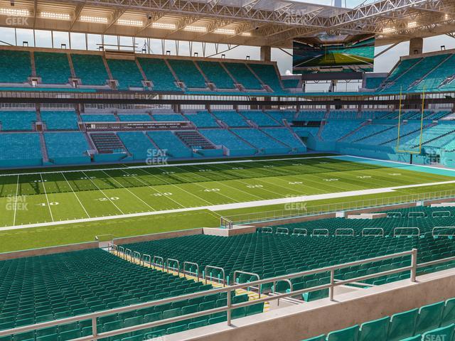 Section 216 at Hard Rock Stadium 