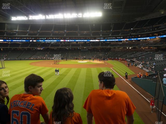 Section 110 at Minute Maid Park 