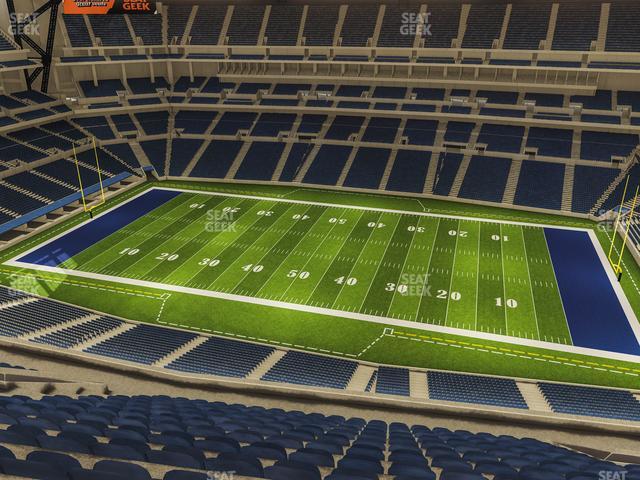 Section 524 at Lucas Oil Stadium 