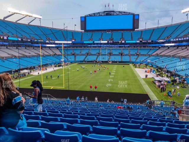 Section 114 at Bank of America Stadium 