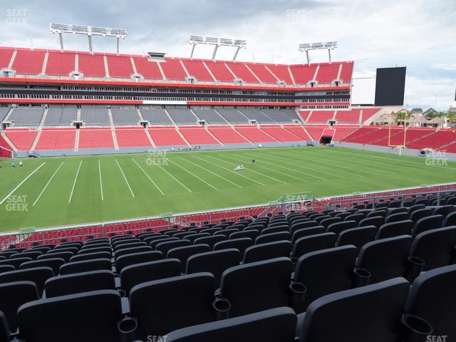 Section 212 at Raymond James Stadium 