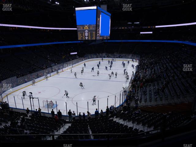 Section 128 at Amalie Arena 
