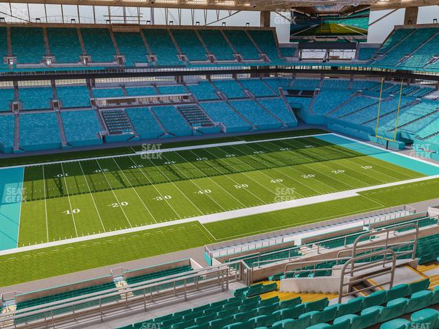 Hard Rock Stadium, section 321, home of Florida Marlins, Miami