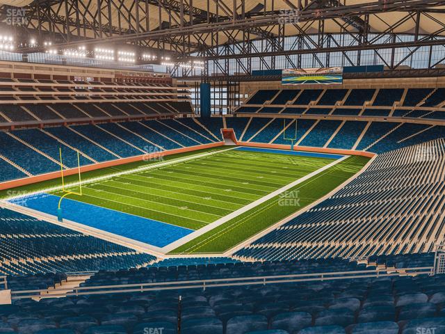 Ford Field, section 232, home of Detroit Lions, page 1