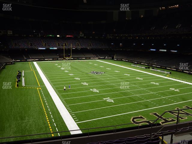 Caesars Superdome, section 641, home of New Orleans Saints, page 1