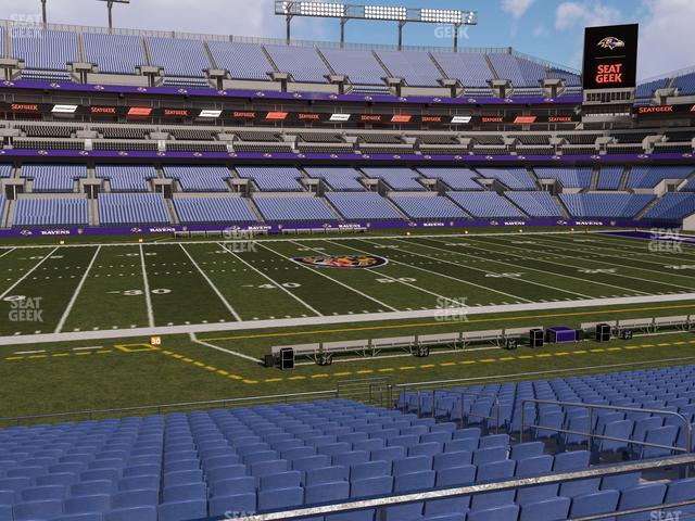 Section 128 at M&T Bank Stadium 