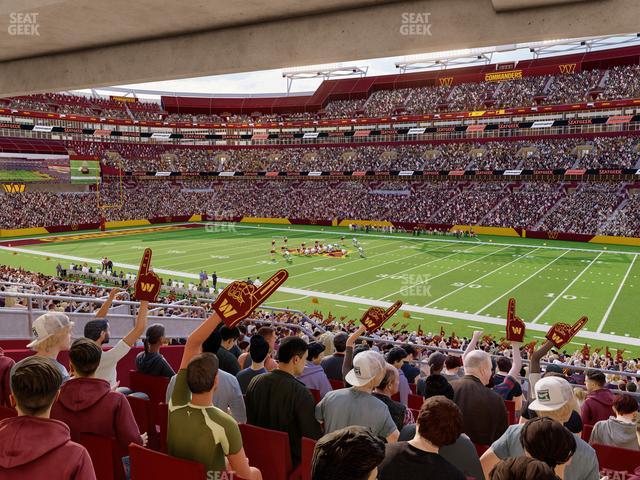 FEDEX FIELD, section 103, row 28, home of Washington Commanders, page 1