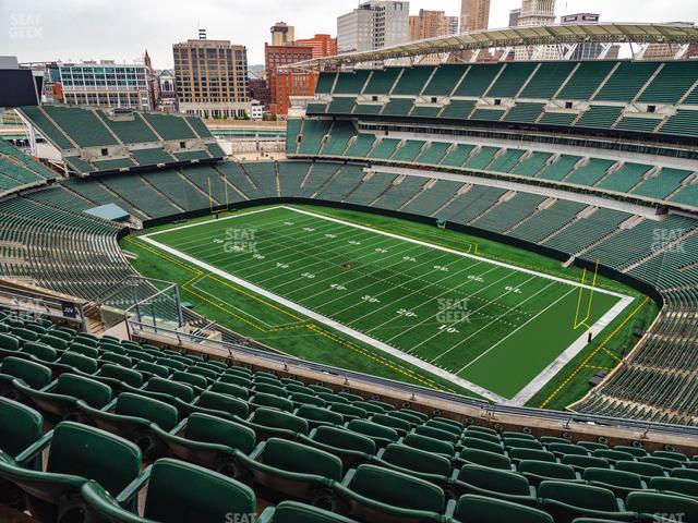 Paul Brown Stadium, Cincinnati OH - Seating Chart View