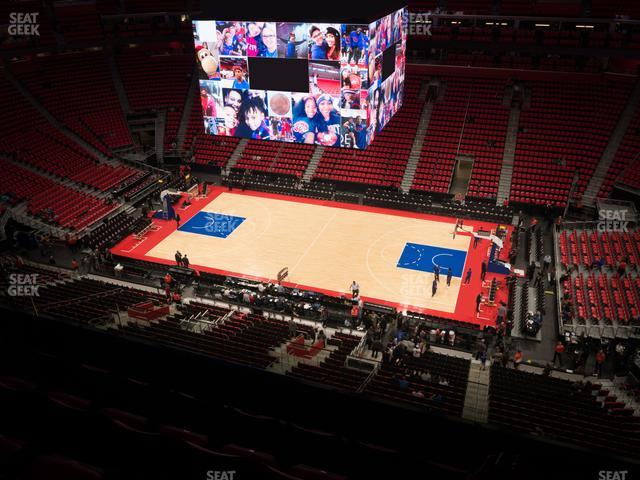 Little Caesars Arena, section 218, home of Detroit Pistons, Detroit Red  Wings, page 1