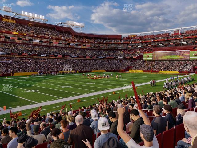 FedExField Seating Chart + Section, Row & Seat Number Info