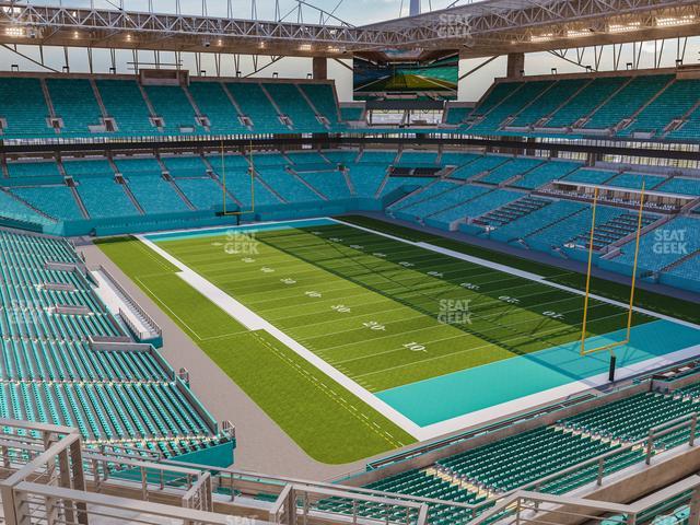 Hard Rock Stadium, section 329, home of Florida Marlins, Miami Hurricanes,  Miami Dolphins, page 1