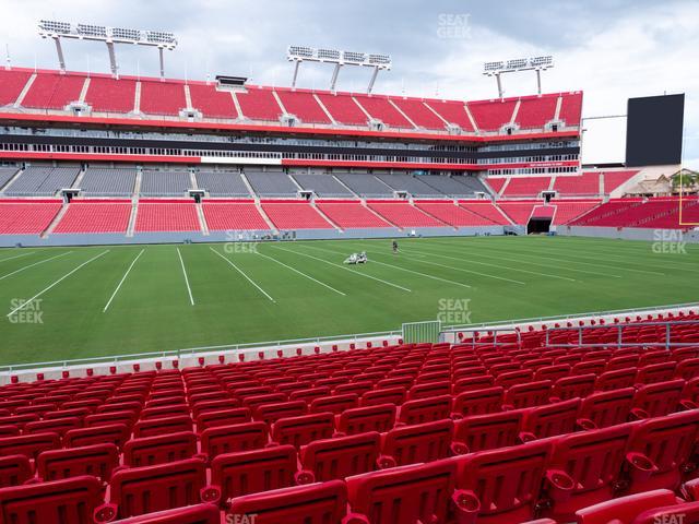 Section 135 at Raymond James Stadium 