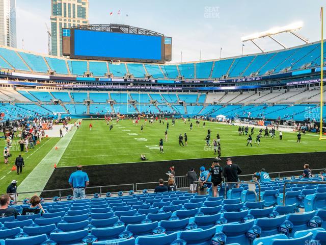 Bank of America Stadium, section 518, home of Carolina Panthers, Charlotte  FC, page 1