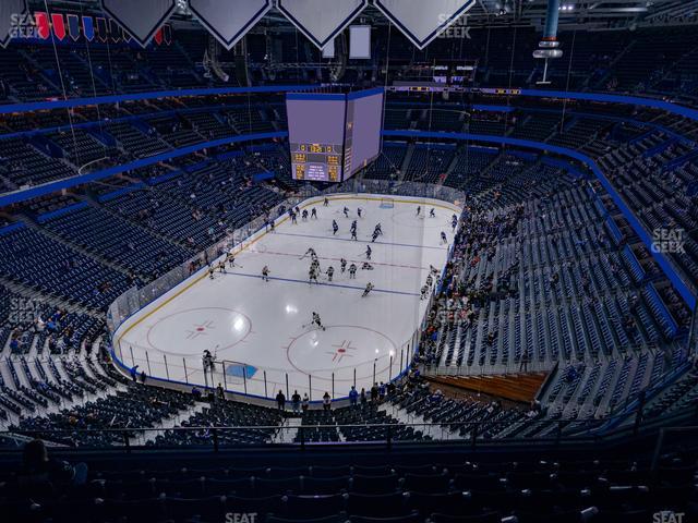 Section 128 at Amalie Arena 
