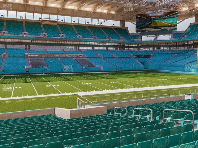 A general view of Hard Rock Stadium prior to the Orange Bowl NCAA