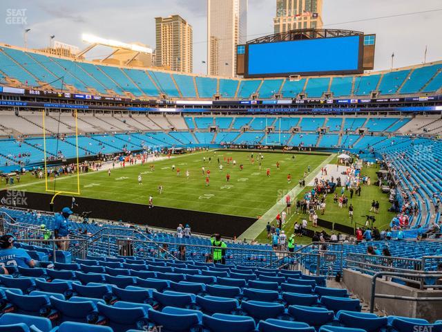 Section 550 at Bank of America Stadium 