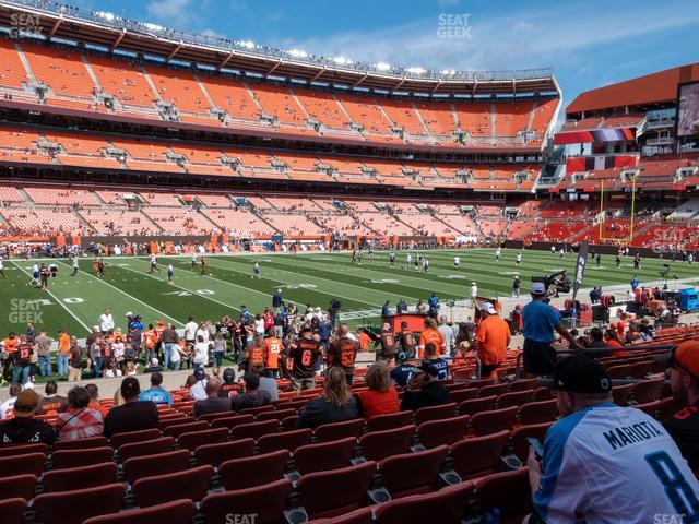 Cleveland Browns Stadium Seat Views