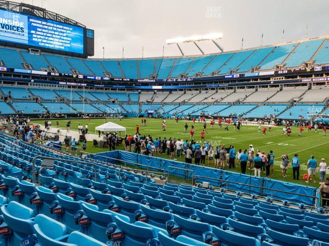 Section 542 at Bank of America Stadium 