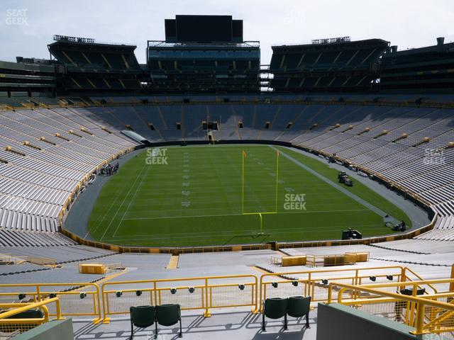 Section 409 at Lambeau Field 