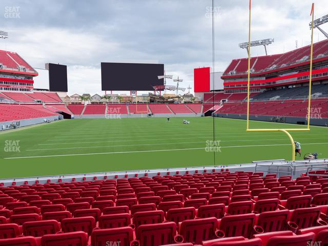 Section 132 at Raymond James Stadium 